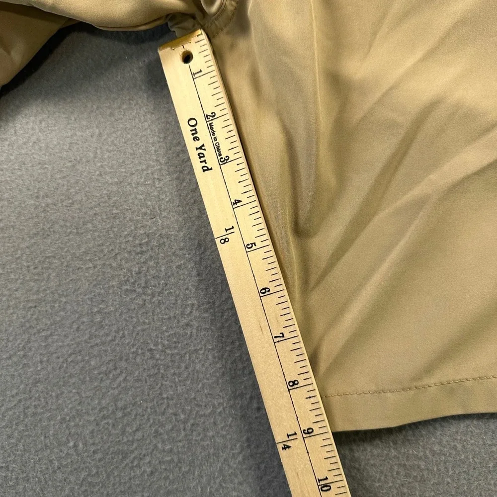 Denali Mens Performance Shorts Tan Khaki Stretch Flat Front Size 40